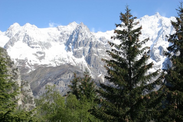 Courmayer, near the top of Mont Blant